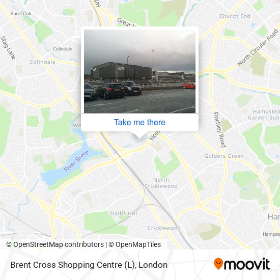 Brent Cross Shopping Centre (L) map