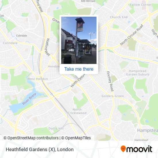 Heathfield Gardens (X) map