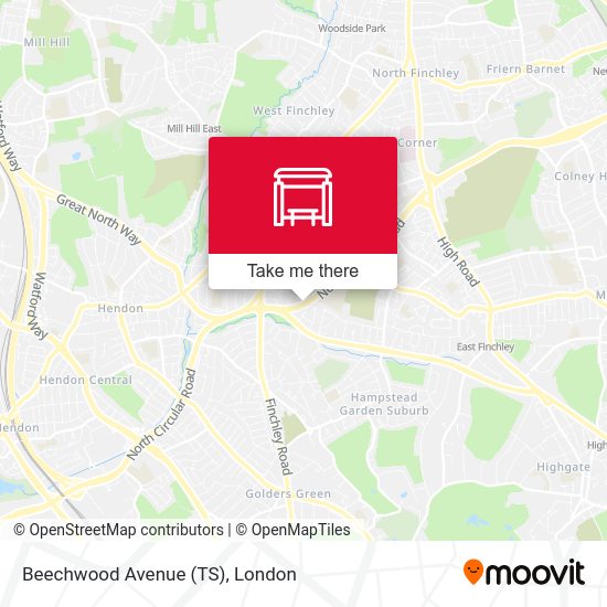 Beechwood Avenue (TS) map