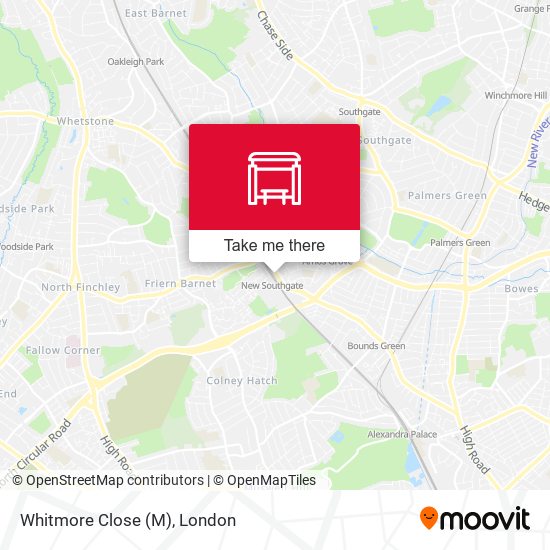 Whitmore Close (M) map