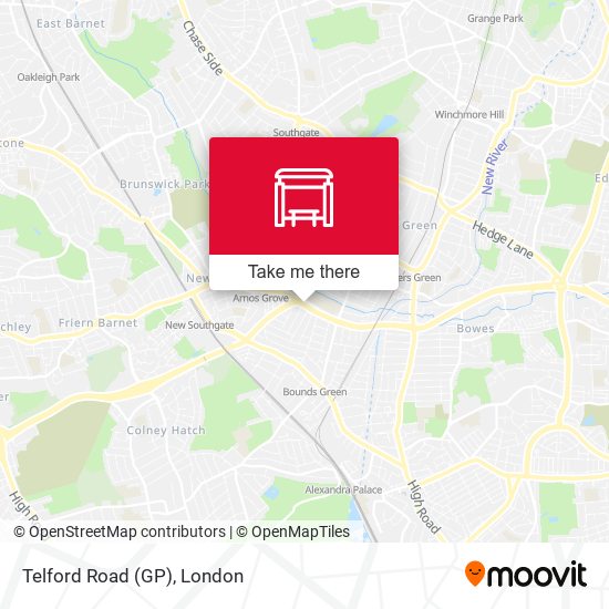 Telford Road (GP) map