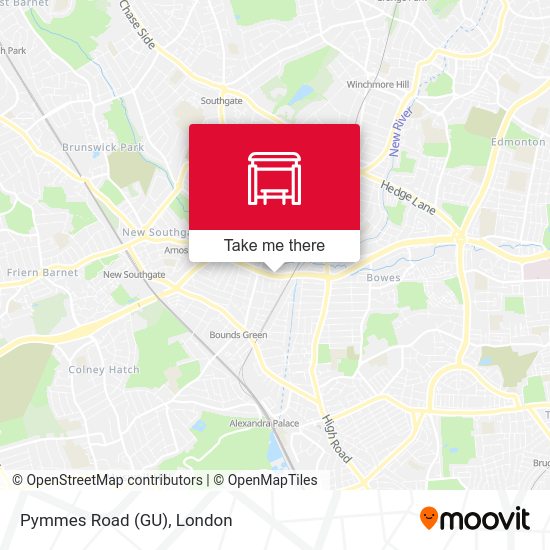 Pymmes Road (GU) map
