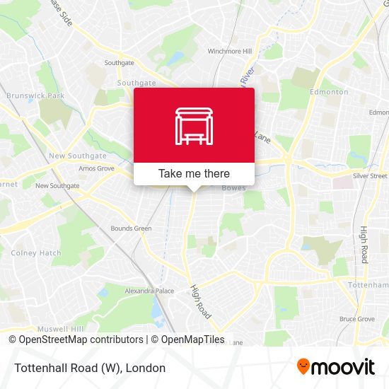 Tottenhall Road (W) map