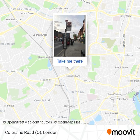 Coleraine Road (O) map