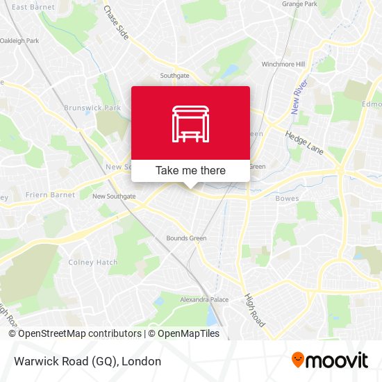 Warwick Road (GQ) map