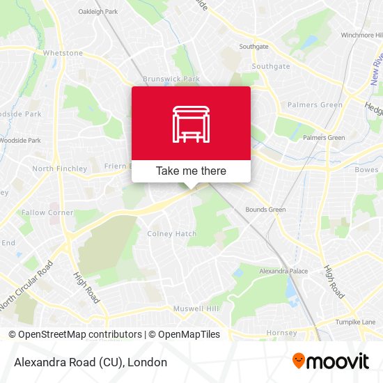 Alexandra Road (CU) map