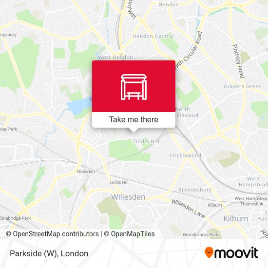 Parkside (W) map