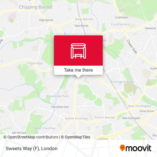 Sweets Way (F) map
