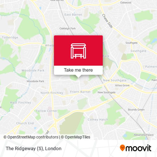 The Ridgeway (S) map