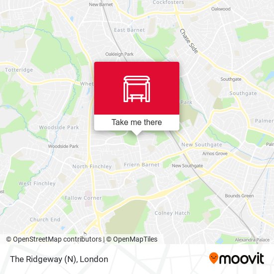 The Ridgeway (N) map