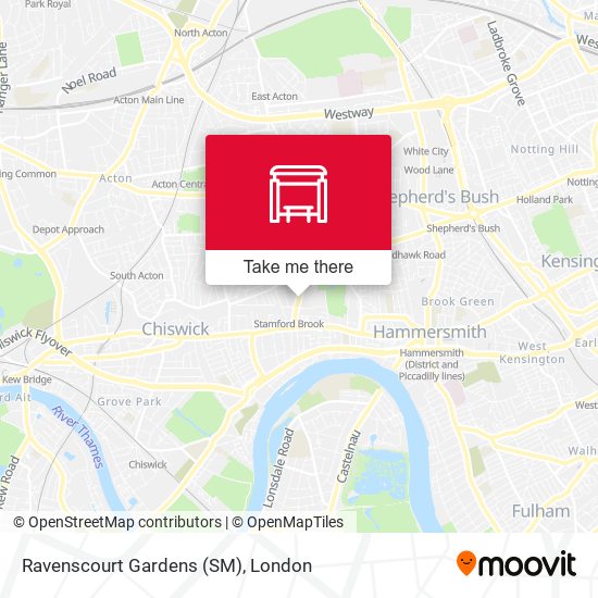 Ravenscourt Gardens (SM) map