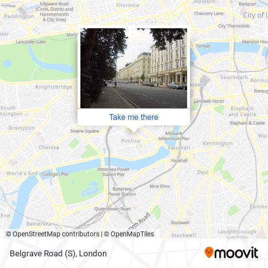 Belgrave Road (S) map
