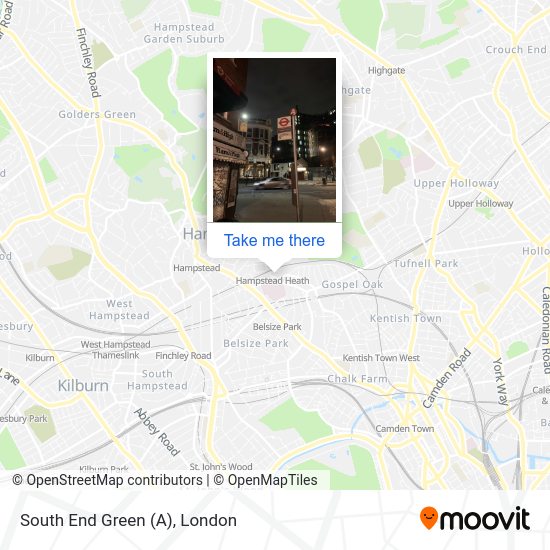 South End Green (A) map