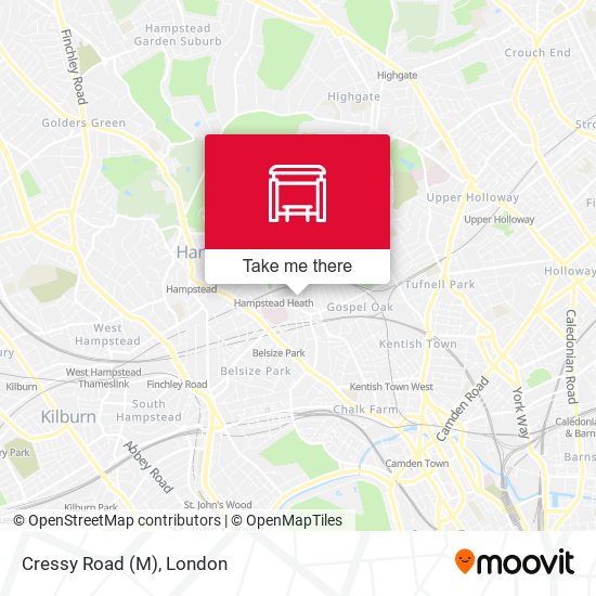 Cressy Road (M) map