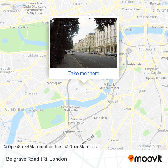 Belgrave Road map