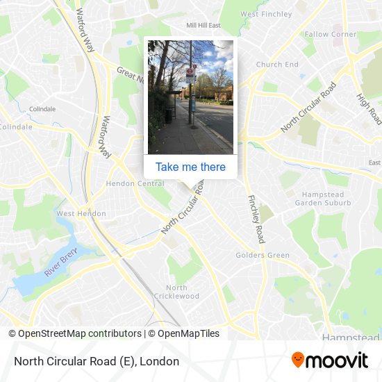 North Circular Road (E) map