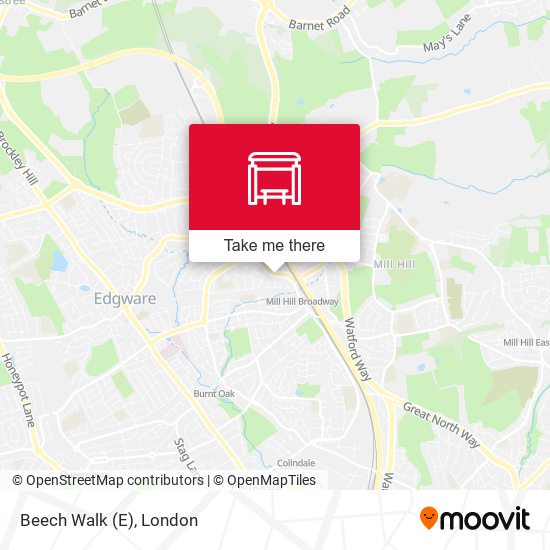 Beech Walk (E) map