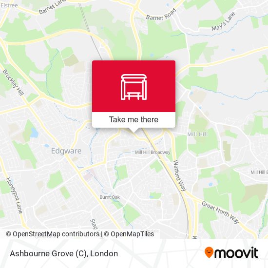 Ashbourne Grove (C) map