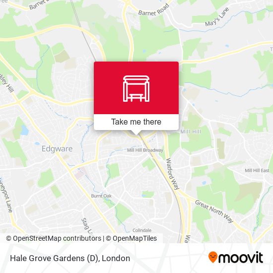 Hale Grove Gardens (D) map