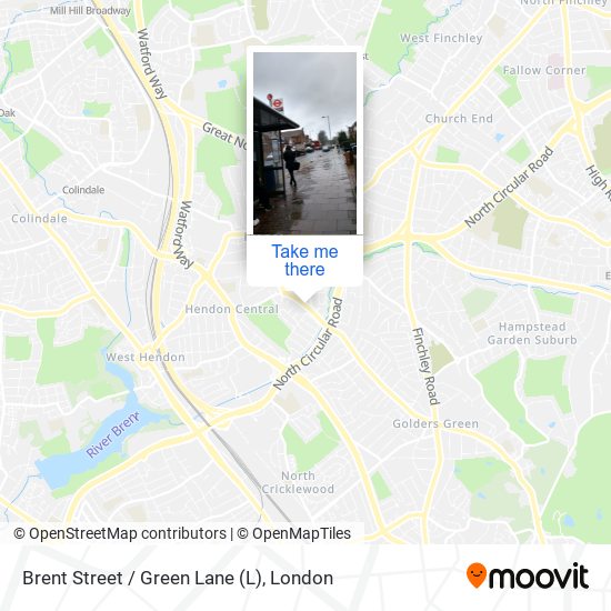 Brent Street / Green Lane map