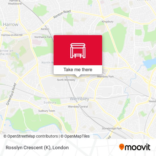 Rosslyn Crescent (K) map