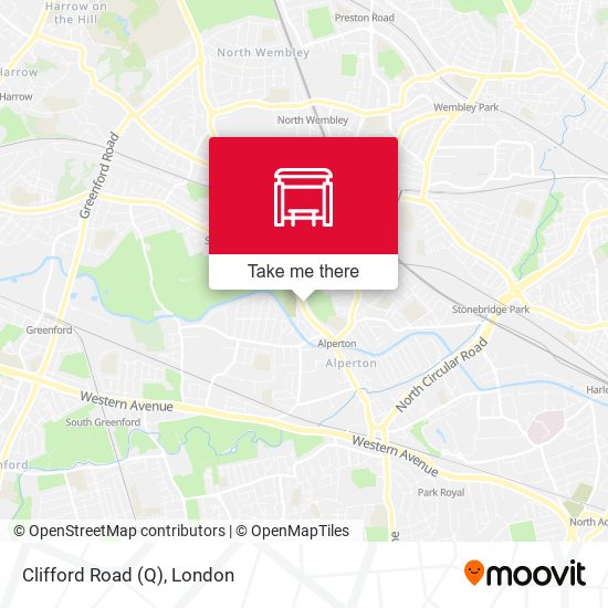 Clifford Road (Q) map