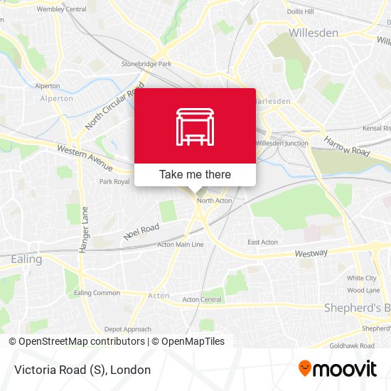 Victoria Road (S) map