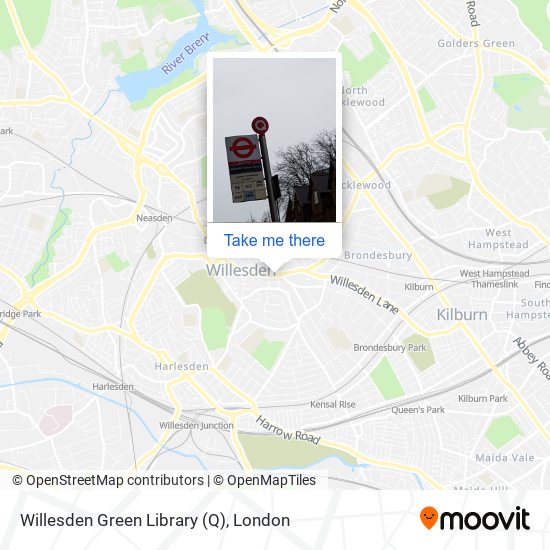 Willesden Green Library (Q) map