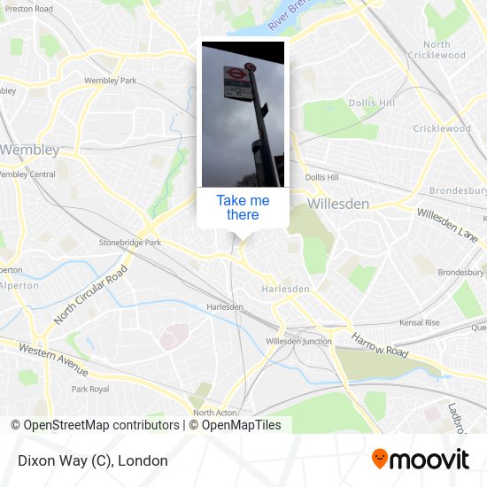 Dixon Way (C) map