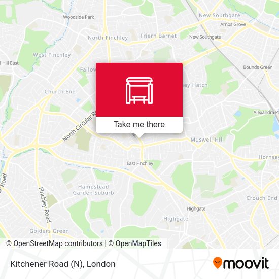 Kitchener Road (N) map