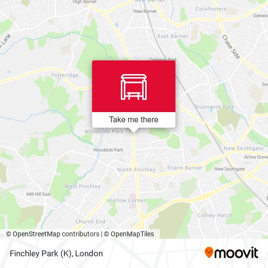 Finchley Park (K) map