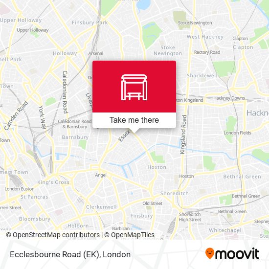 Ecclesbourne Road (EK) map