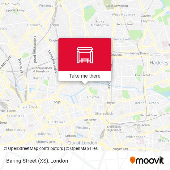 Baring Street (XS) map