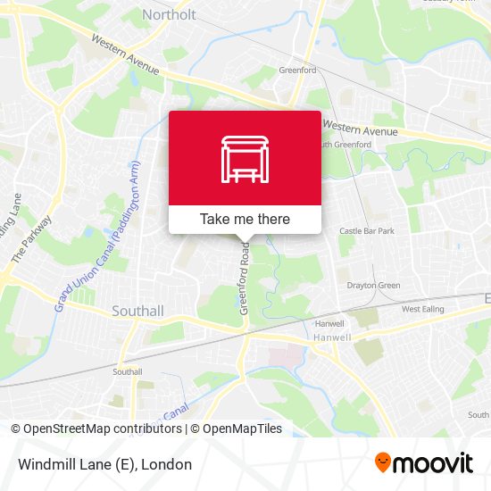 Windmill Lane (E) map