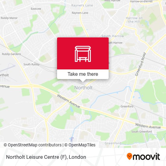 Northolt Leisure Centre (F) map