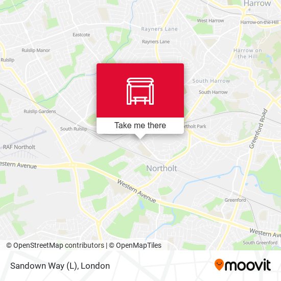 Sandown Way (L) map