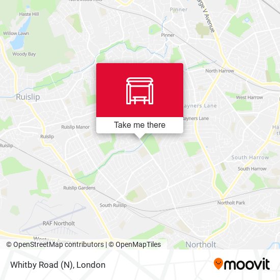 Whitby Road (N) map