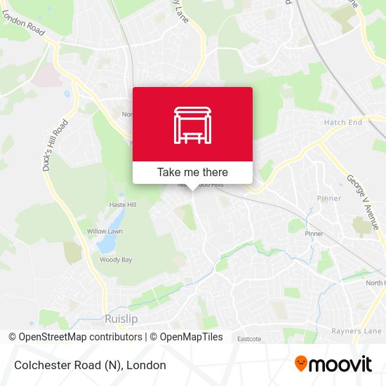 Colchester Road (N) map