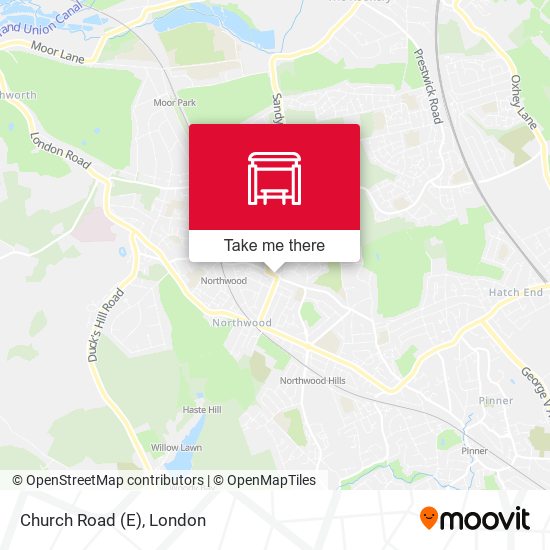 Church Road (E) map
