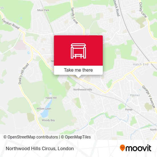 Northwood Hills Circus map
