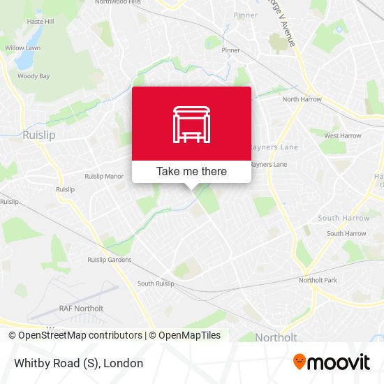 Whitby Road (S) map