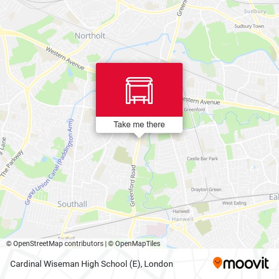 Cardinal Wiseman High School (E) map