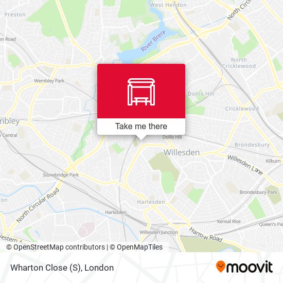 Wharton Close (S) map