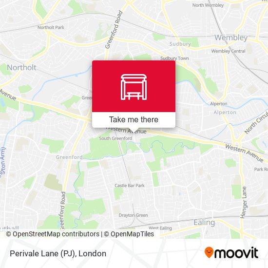 Perivale Lane (PJ) map