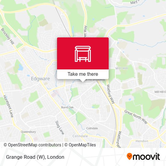 Grange Road (W) map
