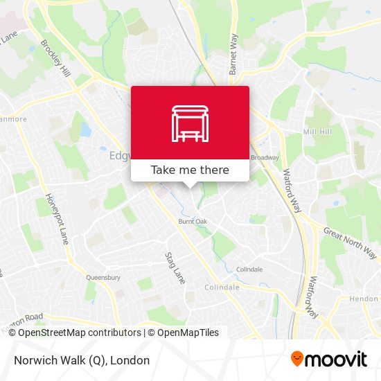 Norwich Walk (Q) map
