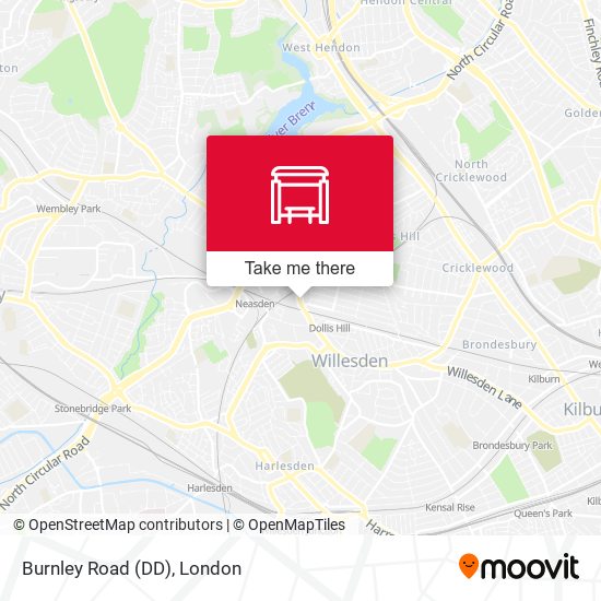 Burnley Road (DD) map
