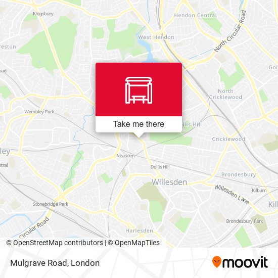 Mulgrave Road map