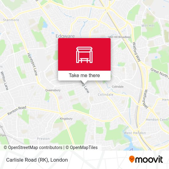 Carlisle Road (RK) map