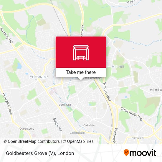 Goldbeaters Grove (V) map